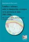 Estudios e Informes Sobre la Inmigración Extranjera en la Provincia de Jaén 2005