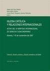 IGLESIA CATÓLICA Y RELACIONES INTERNACIONALES