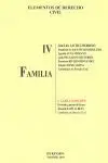 Elementos de Derecho Civil. Tomo Iv. Familia