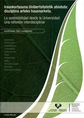 Iraunkortasuna Unibertsitatetik Abiatuta: Disziplina Arteko Hausnarketa - la Sos