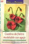 Serie Fieltro Modelable Nº 10. Cuadros de Fieltro Modelable con Aguja