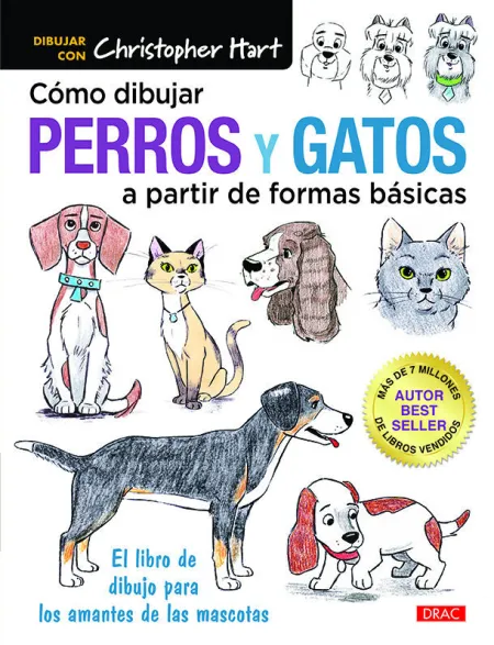 Cómo Pintar Perros y Gatos a Partir de Formas Básicas