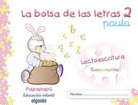 PAPAPAPÚ, LA BOLSA DE LAS LETRAS 2, EDUCACIÓN INFANTIL, 5 AÑOS.  CUADERNO DE LEC