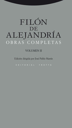OBRAS COMPLETAS DE FILON DE ALEJANDRIA VOL.2