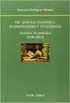 De Lengua Española, Humanidades y Enseñanza