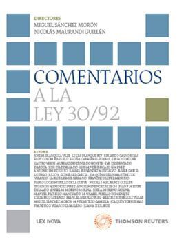 COMENTARIOS A LA LEY 30/92