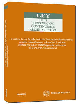 LEY DE LA JURISDICCIÓN CONTENCIOSO-ADMINISTRATIVA