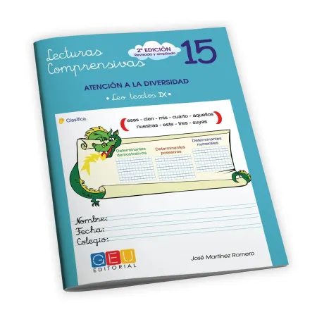 Lecturas Comprensivas 15. Cuaderno de Refuerzo Escolar. 4º de Primaria I Ejercic