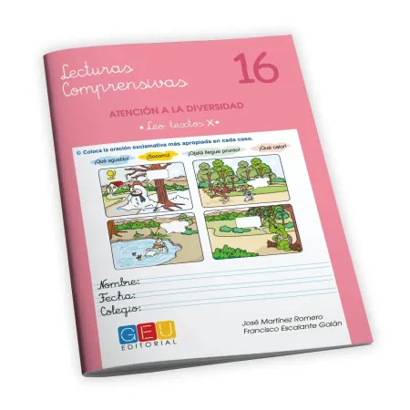 Lecturas Comprensivas 16. Cuaderno de Refuerzo Escolar. 5º de Primaria I Ejercic