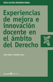 EXPERIENCIAS DE MEJORA E INNOVACION DOCENTE EN EL AMBITO DEL DERE