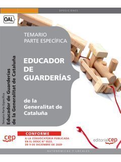 EDUCADOR DE GUARDERIAS DE LA GENERALITAT DE CATALUÑA. TEMARIO PAR