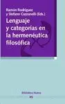 Lenguaje y Categorias en la Hermeneutica Filosofica
