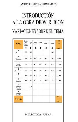 Introducción a la Obra de W. r. bion