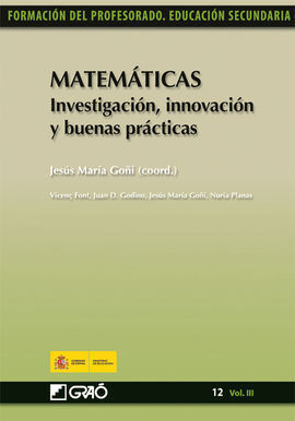 MATEMATICAS 12 (VOL.III) INVESTIGACION INNOVACION