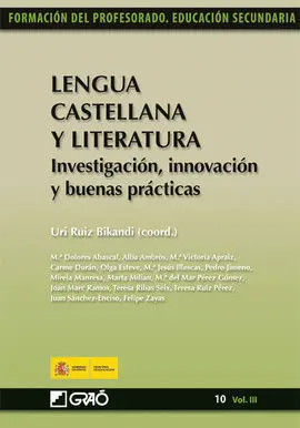 Lengua Castellana 10 (Vol. iii) y Literatura. Inves
