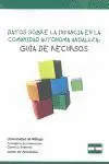Datos Sobre la Infancia en la Comunidad Autonoma a