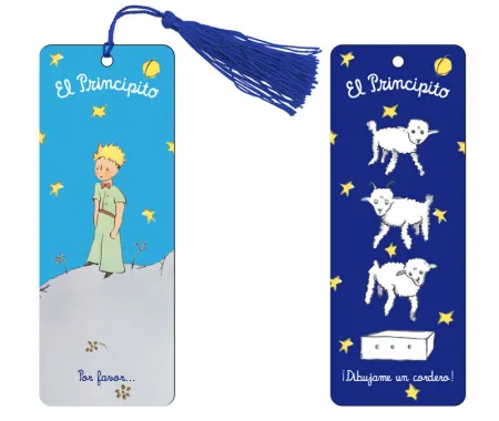 Marcapáginas 3D el Principito (Azul)