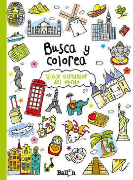 Viaje Alrededor del Mundo (Busca y Colorea)