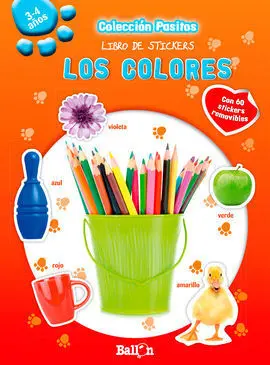 Los Colores - Pasitos Libro de Stickers