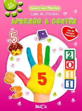Aprendo a Contar - Pasitos Libro de Stickers