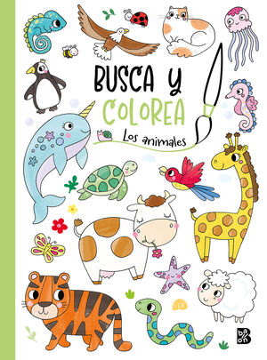 BUSCA Y COLOREA - LOS ANIMALES