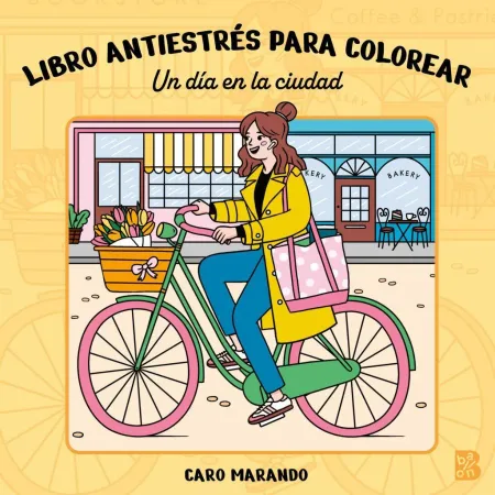 Libro Antiestrés para Colorear-Un Día en la Ciudad