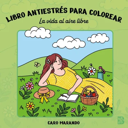 Libro Antiestrés para Colorear-La Vida Al Aire Libre