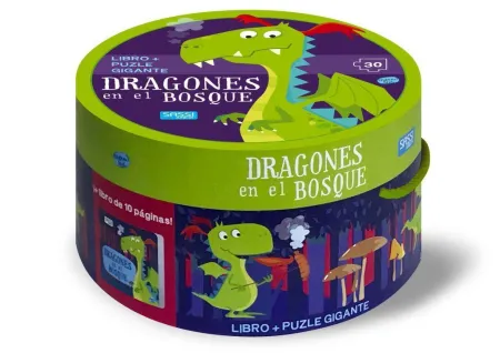 Dragones Bosque. caja Redonda