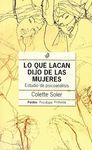 LO QUE LACAN DIJO DE LAS MUJERES