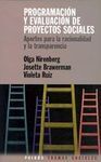 PROGRAMACION Y EVALUACION DE PROYECTOS SOCIALES