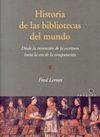 HISTÓRIA DE LAS BIBLIOTECAS DEL MUNDO