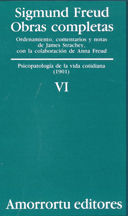 06 OBRA COMPLETA FREUD VI PSICOPATOLOGIA DE LA VIDA COTIDIANA CO