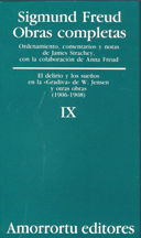 09 OBRA COMPLETA FREUD IX DELIRIO Y LOS SUEÑOS EN LA GRADIVA DE W.JENSEN
