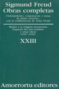 23 OBRA COMPLETA FREUD XXIII MOISES Y LA RELIGION MONOTEISTA ESQUEMA