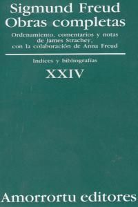 24 OBRA COMPLETA FREUD XXIV INDICES Y BIBLIOGRAFIAS