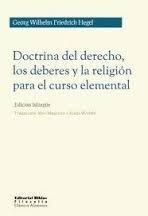 DOCTRINA DEL DERECHO, LOS DEBERES Y LA RELIGIÓN PARA EL CURSO ELEMENTAL