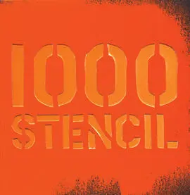 1000 Stencil. Argentina Graffiti