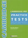 CAMBRIDGE PET PRACTICE TESTS STUDENT'S BOOK