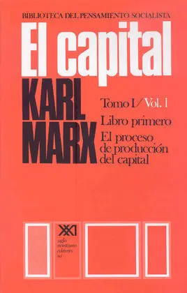 El Capital Tomo 1 Vol. 1