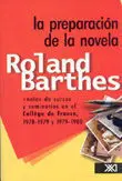 La Preparación de la Novela