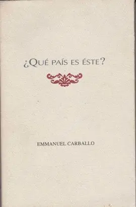 Qué País Es Éste?