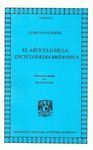 EL ARTÍCULO DE LA ENCYCLOPEDIA BRITANNICA