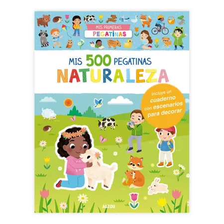 500 Pegatinas Naturaleza. Auzou.