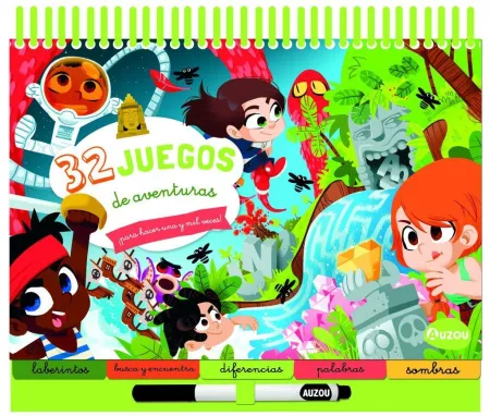 Busca y Encuentra. 32 Juegos de Aventuras para Hacer una y Mil Veces. Bloc con a