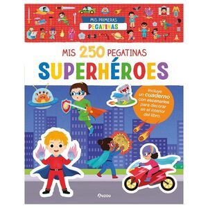 MIS 250 PEGATINAS DE SUPERHEROES