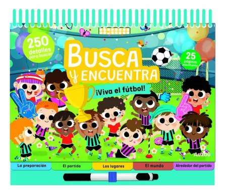 Espiral. Busca y Encuentra Viva el Fútbol