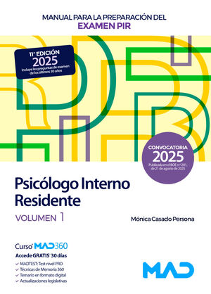 MANUAL PARA LA PREPARACIÓN DEL EXAMEN PIR  (PSICÓLOGO INTERNO RESIDENTE)