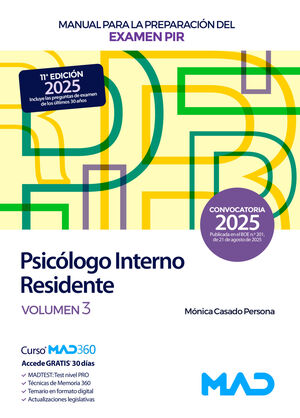 MANUAL PARA LA PREPARACIÓN DEL EXAMEN PIR  (PSICÓLOGO INTERNO RESIDENTE)