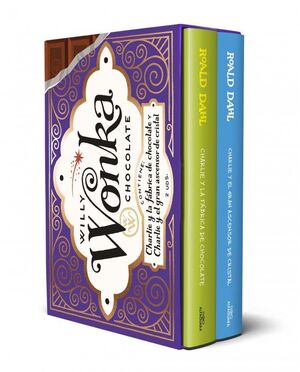 ESTUCHE DORADO DE WILLY WONKA (CONTIENE: WONKA Y CHARLIE Y LA FÁBRICA DE CHOCOLATE