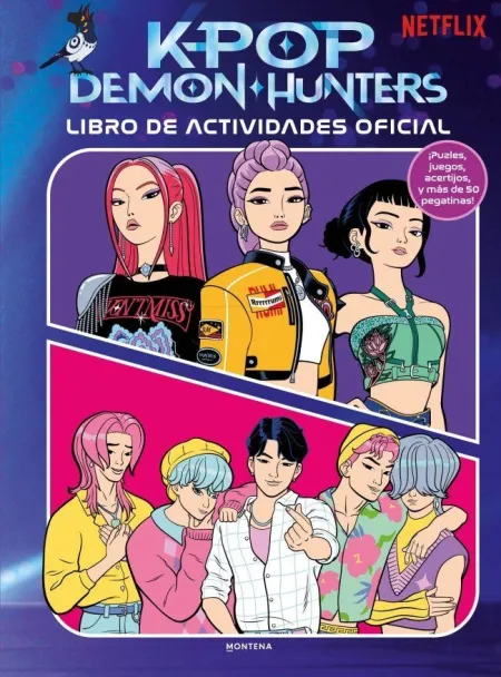 Kpop Demon Hunters Libro de Actividades Oficial